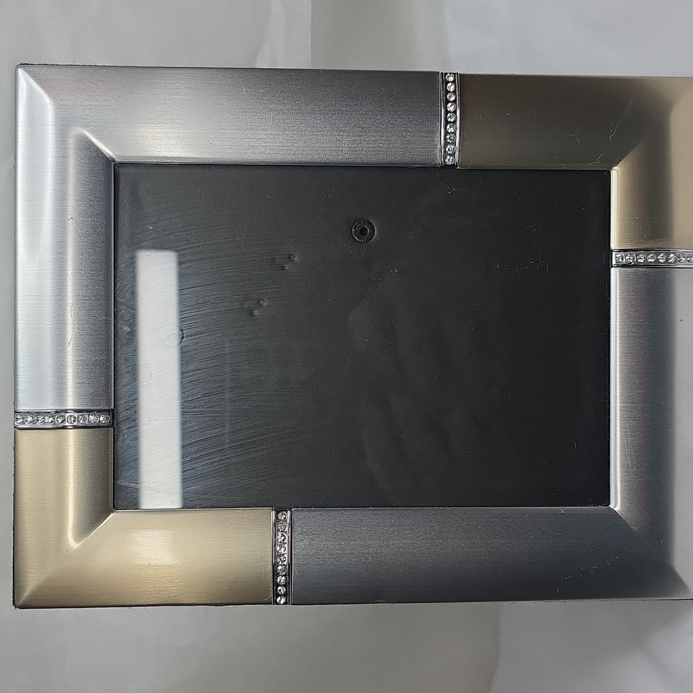 Elegant Silver and Gold Photo Frame